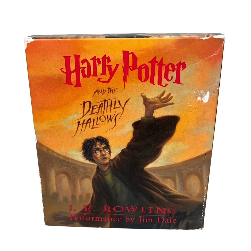 Harry Potter and the Deathly Hallows Audiobook 17 CD Set Jim‎ Dale J.K. Rowling